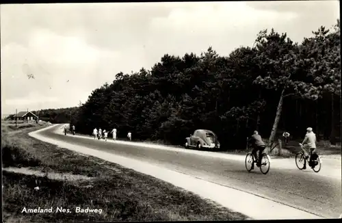 Ak Nes Ameland Friesland Niederlande, Badweg