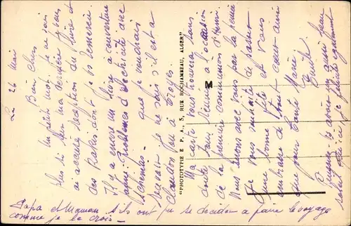 Ak Algier Alger Algerien, Rue d'Isly