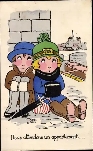 Künstler Ak Tom, Nous attendons un appartement