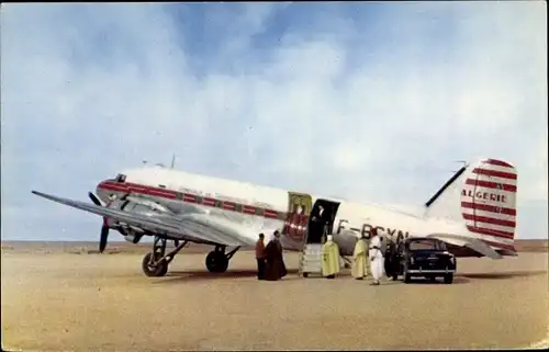 Ak Algerisches Passagierflugzeug, Douglas DC 3, Cie Générale de Transports Aériens, Air Algérie