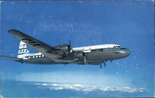 Ak Amerikanisches Passagierflugzeug, Zivilflugzeug, PAA's Super 6 Clipper