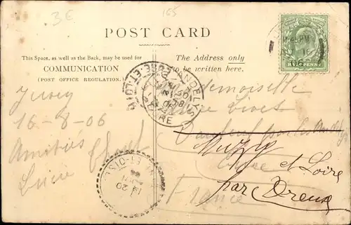 Ak Saint Aubin Kanalinsel Jersey, General View