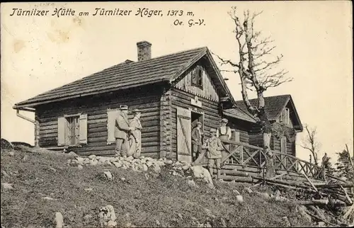 Ak Türnitz in Niederösterreich, Türnitzer Hütte am Türnitzer Höger