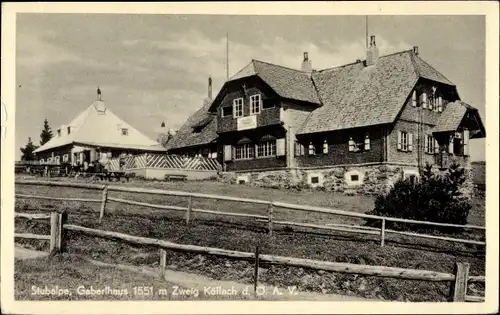 Ak Köflach Steiermark, Stubalpe, Gaberlhaus, Zweig