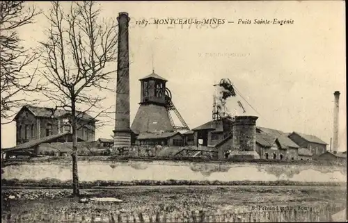 Ak Montceau les Mines Saône et Loire, Puits Sainte Eugenie