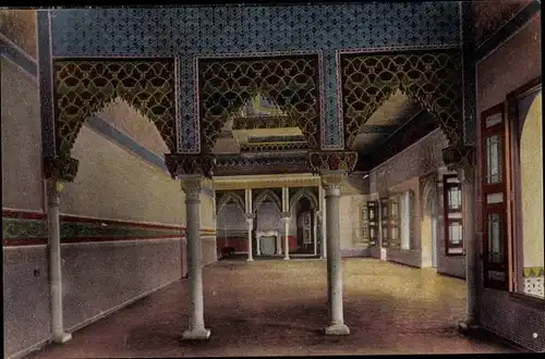 Ak Tanger Marokko, Interieur de l'Ex Palais Moulay Hafid