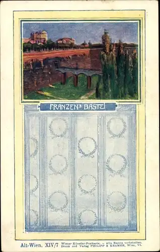 Künstler Ak Wien, Franzens Bastei