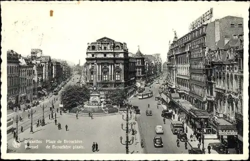 Ak Bruxelles Brüssel, Place de Brouchère