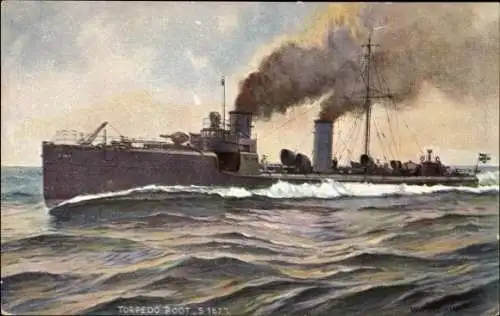 Ak Deutsches Kriegsschiff, S 167, Torpedoboot