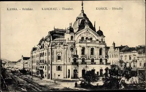 Ak Košice Kassa Kaschau Slowakei, Theater, Divadlo