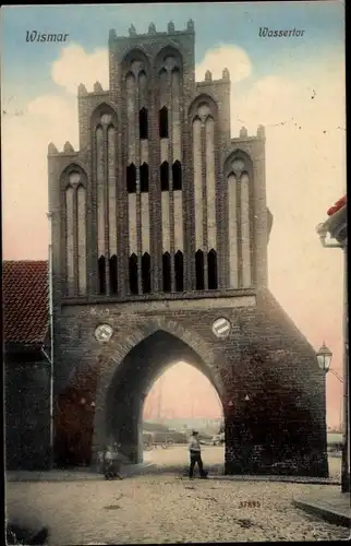 Ak Hansestadt Wismar, Wassertor