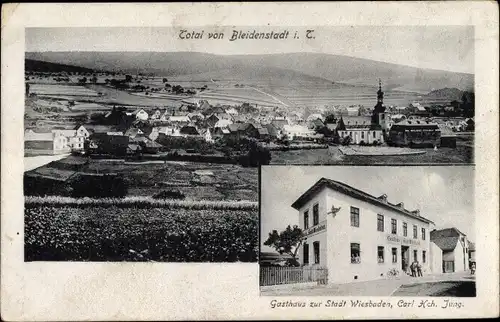 Ak Bleidenstadt Taunusstein, Gasthaus zur Stadt Wiesbaden, Carl Hch. Jung