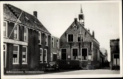 Ak Scherpenisse Zeeland, Gemeentehuis