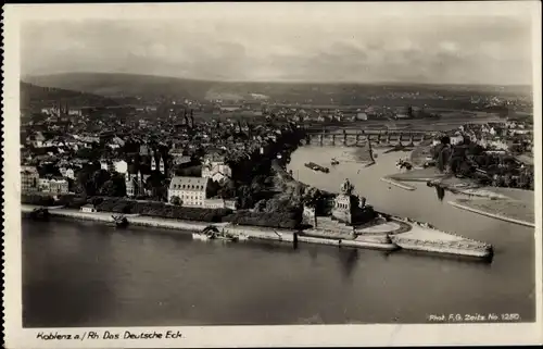 Ak Koblenz in Rheinland Pfalz, Deutsches Eck