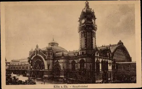 Ak Köln am Rhein, Hauptbahnhof