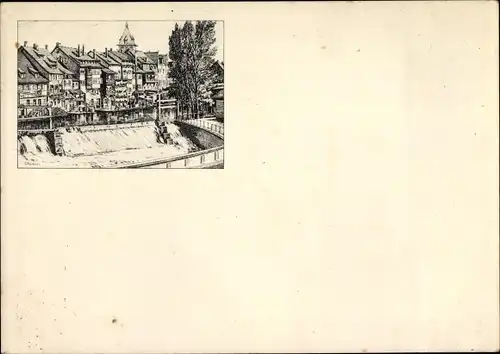 Ak Reutlingen in Württemberg, Klein Venedig