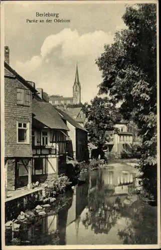 Ak Bad Berleburg in Westfalen, Partie an der Odeborn