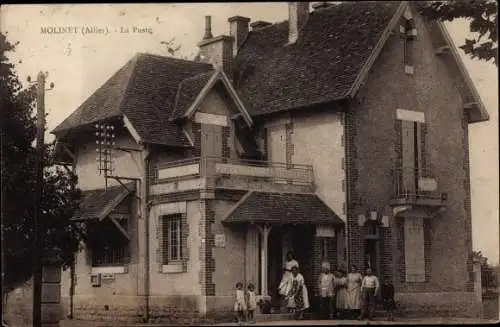 Ak Molinet Allier, La Poste