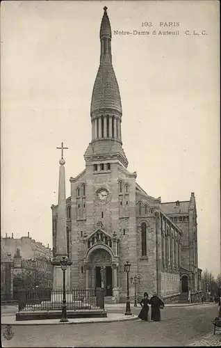 Ak Paris XVI. Arrondissement Passy, Notre Dame d'Auteuil