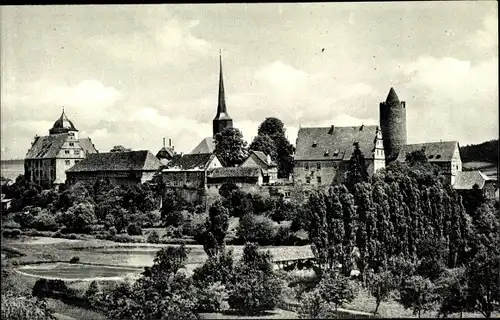 Ak Schlitz in Hessen, Anlage, Burg, Teilansicht