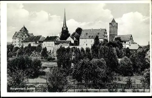 Ak Schlitz in Hessen,Ortsansicht, Burg