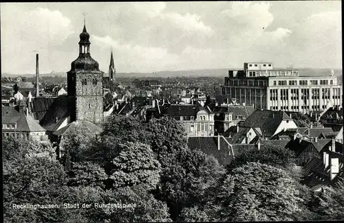 Ak Recklinghausen, Stadtansicht