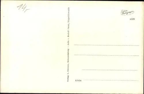 Ak Schmiedeberg Dippoldiswalde im Erzgebirge, Teilansicht