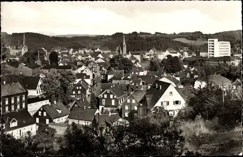 Ak Gummersbach im Oberbergischen Kreis, Teilansicht, Fliegeraufnahme