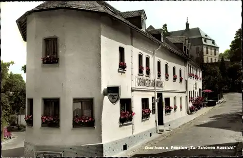 Ak Molsberg im Westerwald, Gasthaus und Pension "Zur schönen Aussicht"