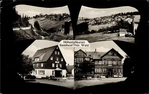 Ak Steinheid Neuhaus am Rennweg Thüringen, Ortspartien, Totale, Landschaft