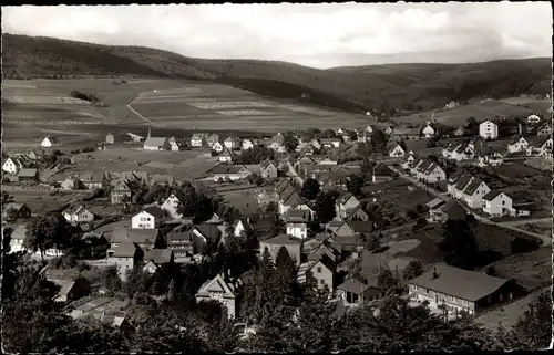 Ak Willingen Waldeck, Totalansicht der Ortschaft, Fliegeraufnahme