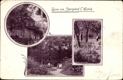 Ak Wyler Cranenburg Kranenburg am Niederrhein, Startjeshof, Forellenteich