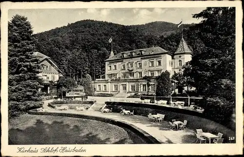 Ak Badenweiler am Schwarzwald, Kurhaus Schloss Hausbaden