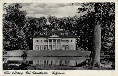 Ak Hofgeismar in Nordhessen, Schlösschen Schönburg, Bad Gesundbrunnen