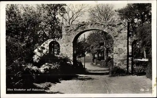 Ak Insel Hiddensee in der Ostsee, Altes Klostertor