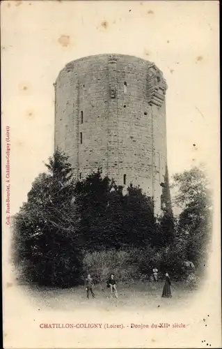 Ak Châtillon Coligny Loiret, Donjon