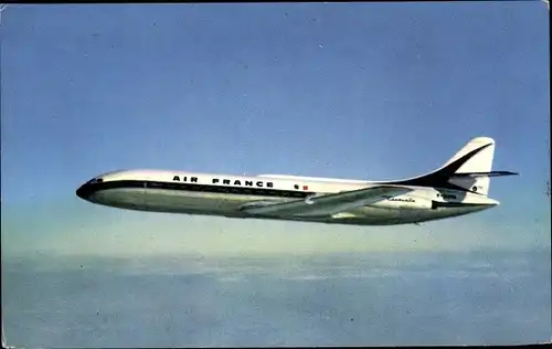 Ak Französisches Passagierflugzeug, Air France, Caravelle