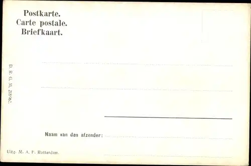 Passepartout Künstler Ak Gabriel, P. C. J., Voor het onweder, Windmühle