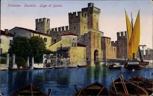 Ak Sirmione Lago di Garda Lombardia, Castello