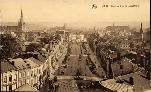 Ak Liège Lüttich Wallonien, Boulevard de la Sauveniere