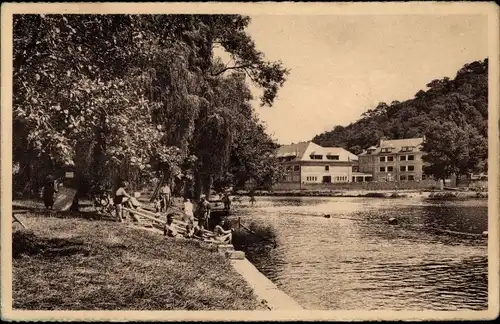 Ak Anseremme Dinant Wallonien Namur, Les Bains