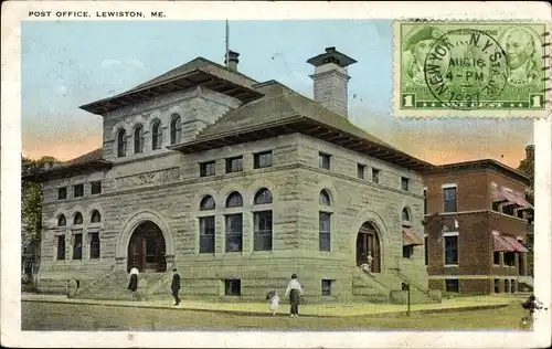 Ak Lewiston Maine USA, Post Office