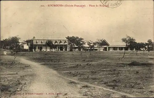 Ak Kouroussa Guinea, Place du Nouveau