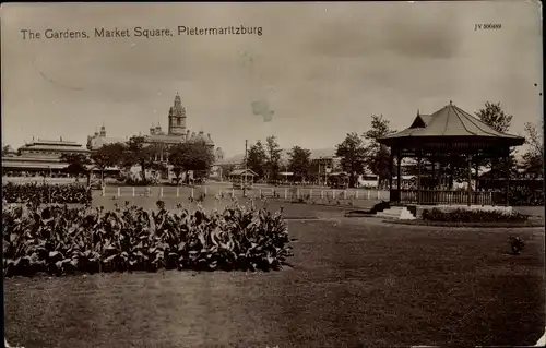 Ak Pietermaritzburg Südafrika, The Gardens, Market Square