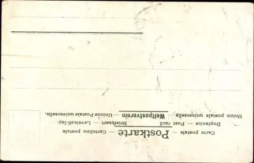 Künstler Ak Frau in rotem Kleid, "Tausend Grüsse send ich..."