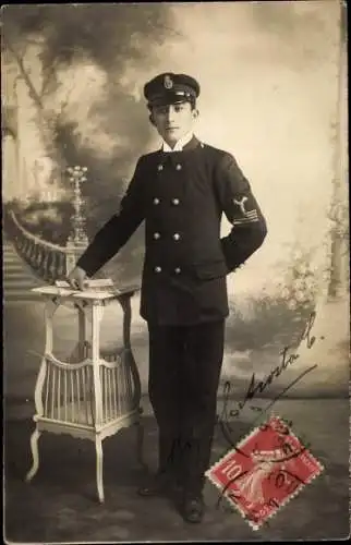 Ak Junger Mann in Uniform