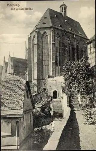 Ak Marburg an der Lahn, Reformierte Kirche