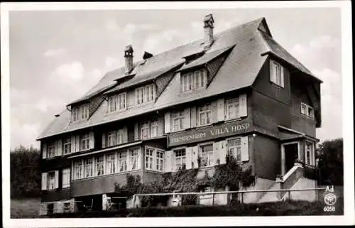 Ak Falkau Feldberg im Schwarzwald, Fremdenheim Villa Hosp