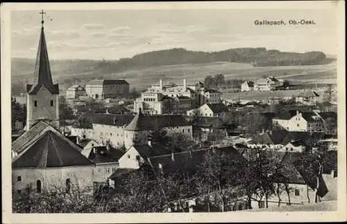 Ak Gallspach in Oberösterreich, Totalansicht der Ortschaft