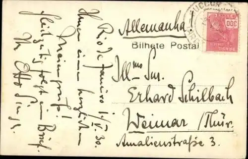 Ak Rio de Janeiro Brasilien, Av. Rio Branco